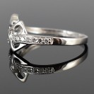 Sterling Silver Rhodium plated Ring