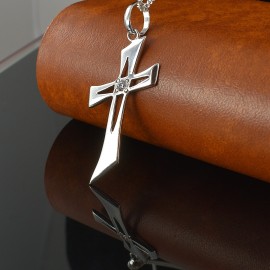AD1 Silver Cross Pendant