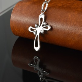 AD2 Silver Cross Pendant