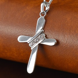 AD3 Silver Cross Pendant