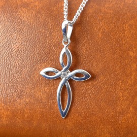 AD3 Silver Cross Pendant