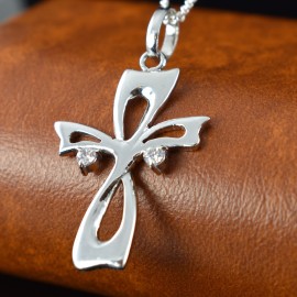 AD2 Silver Cross Pendant